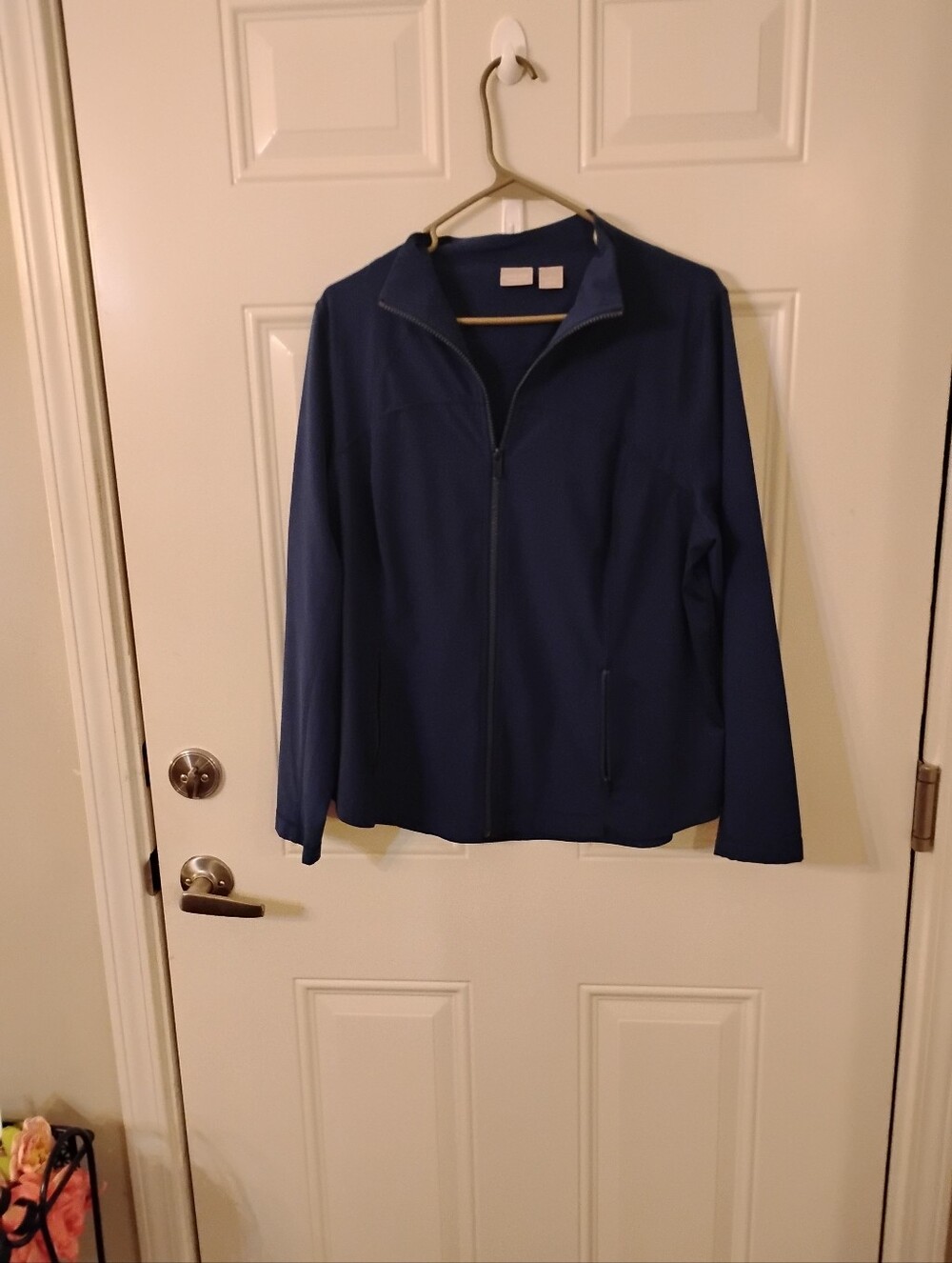 Chico Zenergy Collection Navy Full-Zip Lightweight Jacket